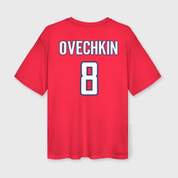 Женская футболка oversize 3D Washington Capitals Ovechkin