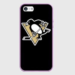 Чехол для iPhone 5/5S матовый Pittsburgh Penguins Malkin