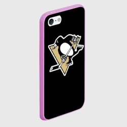 Чехол для iPhone 5/5S матовый Pittsburgh Penguins Malkin - фото 2
