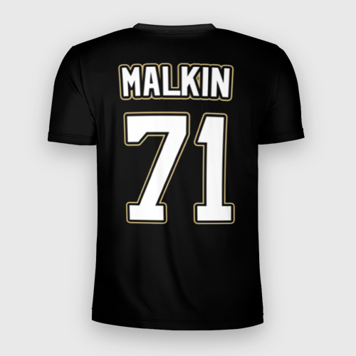 Мужская футболка 3D Slim Pittsburgh Penguins Malkin, цвет 3D печать - фото 2