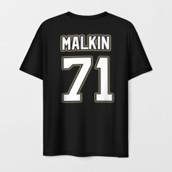 Мужская футболка 3D Pittsburgh Penguins Malkin