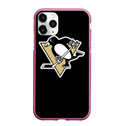 Чехол для iPhone 11 Pro матовый Pittsburgh Penguins Malkin