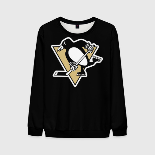 Мужской свитшот 3D Pittsburgh Penguins Malkin, цвет черный