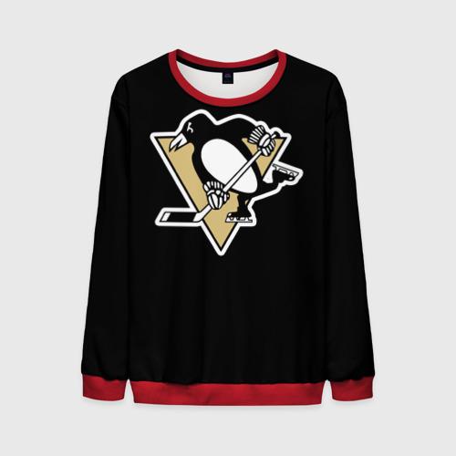 Мужской свитшот 3D Pittsburgh Penguins Malkin, цвет красный