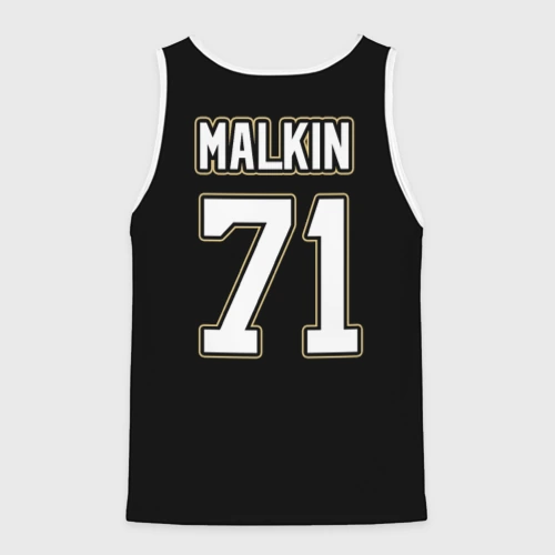 Мужская майка 3D Pittsburgh Penguins Malkin