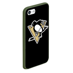 Чехол для iPhone 5/5S матовый Pittsburgh Penguins Malkin - фото 2