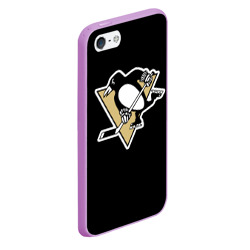 Чехол для iPhone 5/5S матовый Pittsburgh Penguins Malkin - фото 2