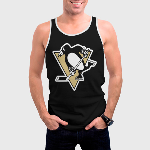 Мужская майка 3D Pittsburgh Penguins Malkin - фото 3