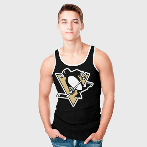 Мужская майка 3D Pittsburgh Penguins Malkin - фото 5