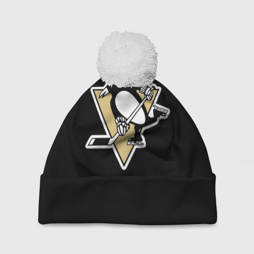 Шапка 3D c помпоном Pittsburgh Penguins Malkin