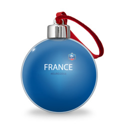 Сборная Франции 2016 – Ёлочный шар с принтом купить
