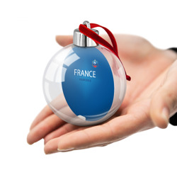 Шар с принтом Сборная Франции 2016 для любого человека, вид спереди №2. Цвет основы: прозрачный