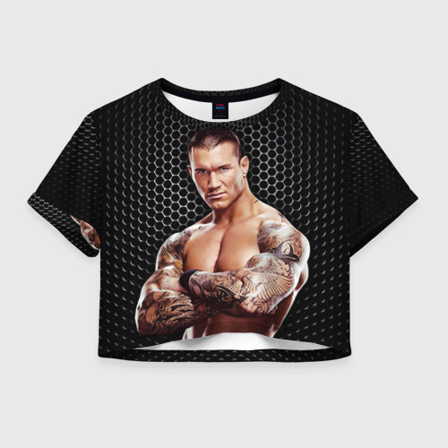 Женская футболка Crop-top 3D Randy Orton, цвет 3D печать