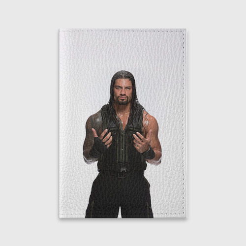 Обложка для паспорта матовая кожа Roman Reigns