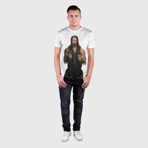 Мужская футболка 3D Slim Roman Reigns, цвет 3D печать - фото 4