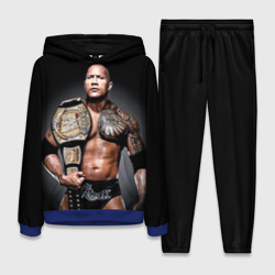Женский костюм с толстовкой 3D Dwayne Johnson