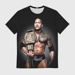 Мужская футболка 3D Dwayne Johnson