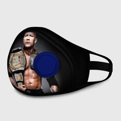 Маска из неопрена Dwayne Johnson с поясом чемпиона