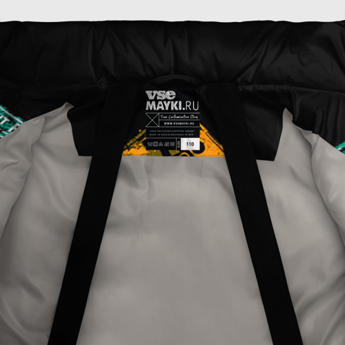 Зимняя куртка для девочек 3D Suplex city, цвет светло-серый - фото 7