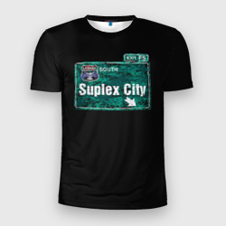 Мужская футболка 3D Slim Suplex city