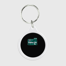 Брелок круглый Suplex city