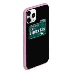 Чехол для iPhone 11 Pro Max матовый Suplex city - фото 2