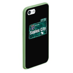 Чехол для iPhone 5/5S матовый Suplex city - фото 2