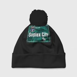 Шапка 3D c помпоном Suplex city