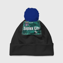 Шапка 3D c помпоном Suplex city