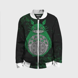 Детский бомбер 3D Тоторо зеленый