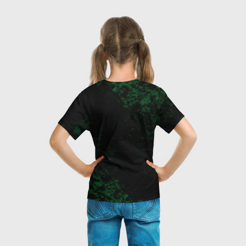 Детская футболка 3D Тоторо зеленый - фото 6