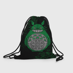 Рюкзак-мешок 3D Тоторо зеленый