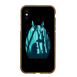 Чехол для iPhone XS Max матовый Тоторо Лесной болван