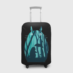 Чехол для чемодана 3D Тоторо Лесной болван