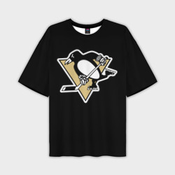 Мужская футболка oversize 3D Pittsburgh Penguins Crosby