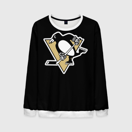 Мужской свитшот 3D Pittsburgh Penguins Crosby, цвет белый