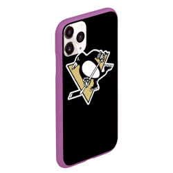 Чехол для iPhone 11 Pro Max матовый Pittsburgh Penguins Crosby - фото 2