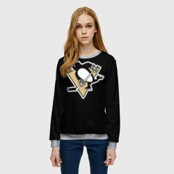 Женский свитшот 3D Pittsburgh Penguins Crosby - фото 2