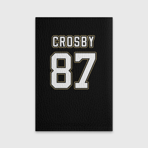 Обложка для паспорта матовая кожа Pittsburgh Penguins Crosby, цвет желтый - фото 2