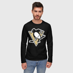 Мужской лонгслив 3D Pittsburgh Penguins Crosby - фото 2