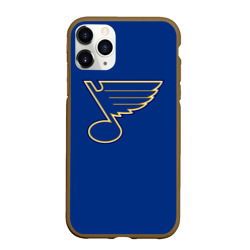 Чехол для iPhone 11 Pro Max матовый Saint louis blues Tarasenko 91