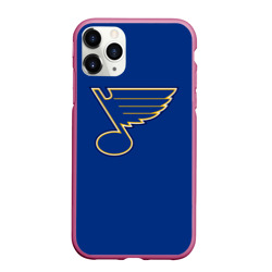 Чехол для iPhone 11 Pro Max матовый Saint louis blues Tarasenko 91