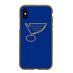 Чехол для iPhone XS Max матовый Saint louis blues Tarasenko 91