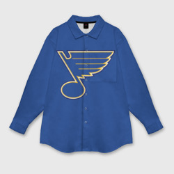 Женская рубашка oversize 3D Saint louis blues Tarasenko 91