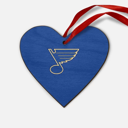 Деревянная игрушка Сердце Saint louis blues Tarasenko 91