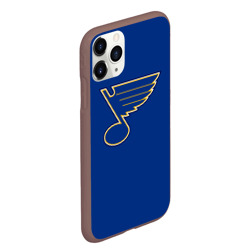 Чехол для iPhone 11 Pro Max матовый Saint louis blues Tarasenko 91 - фото 2