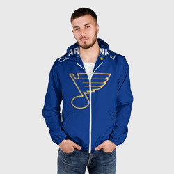 Мужская ветровка 3D Saint louis blues Tarasenko 91 - фото 2