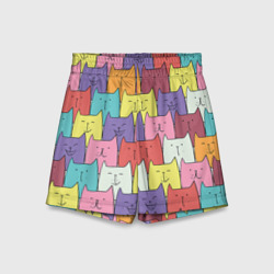 Детские спортивные шорты 3D Котики