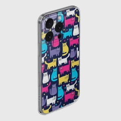 Чехол для iPhone 16 Pro Max силиконовый с защитой камеры Котятки - фото 2