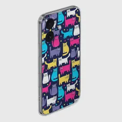 Чехол для iPhone 16 силиконовый с защитой камеры Котятки - фото 2